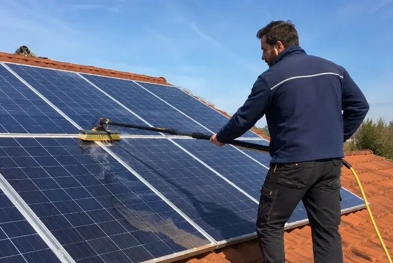 Nettoyage et entretien de panneaux solaires à Saint-Vulbas